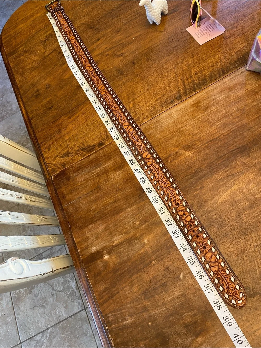 TEX TAN Genuine Cowhide Belt Size 34